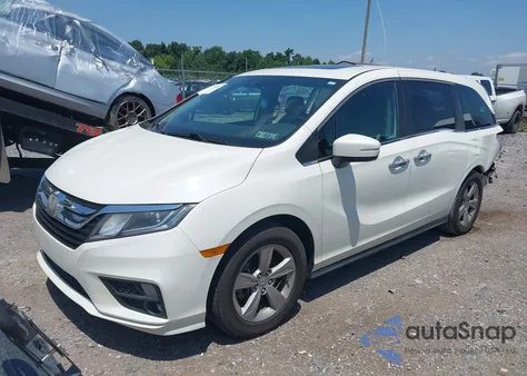 2018 Honda Odyssey Ex-L from USA, damaged, VIN 5FNRL6H77JB088373